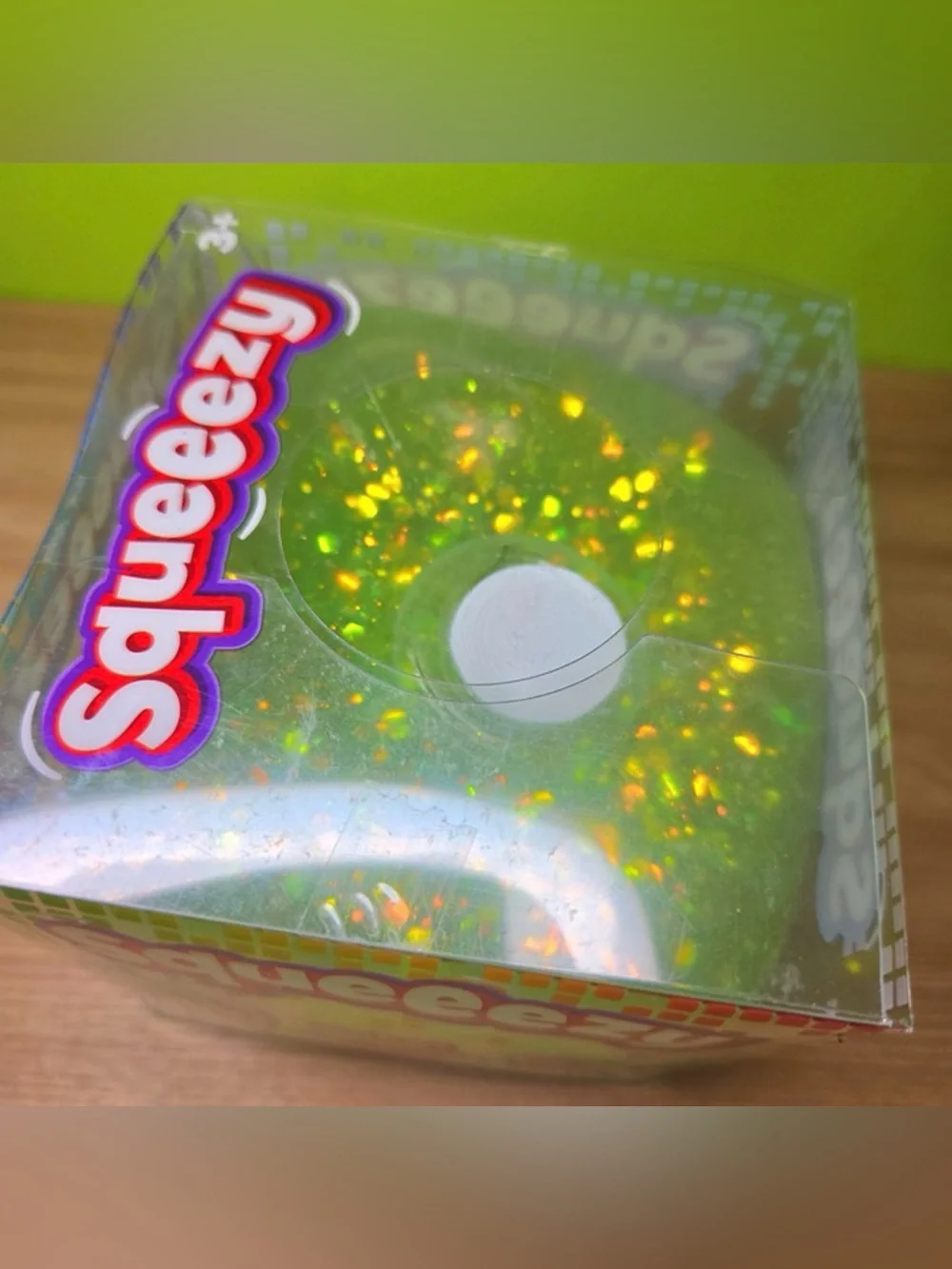 Sunny Days Squeeezy Jumbo Squishy Dice Squishy Stress Toy Sensory Fidget Green